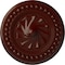 Ekena Millwork Foster Shell Ceiling Medallion (Fits Canopies up to 9 5/8"), 15 3/4"OD x 2"P, Brushed Mahogany CM15FOBMF - alternate 1